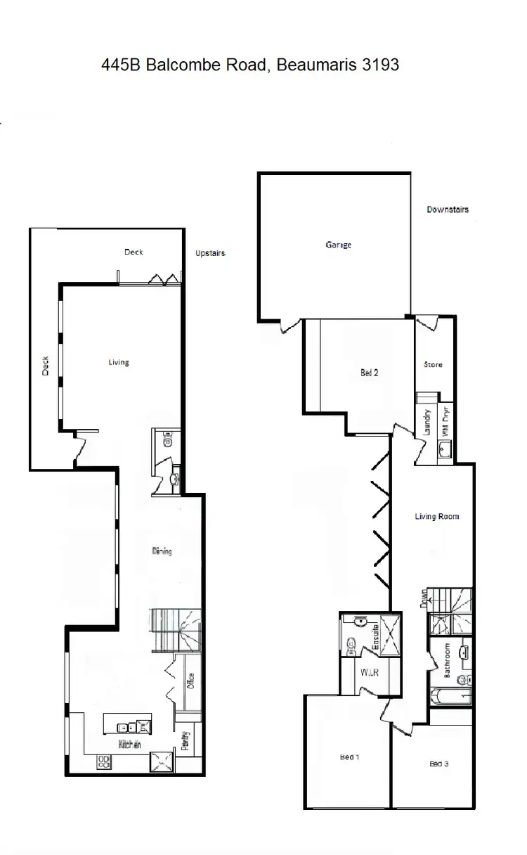 Floorplan of Homely house listing, 445B Balcombe Rd, Beaumaris VIC 3193