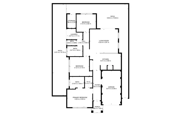 Floorplan of Homely house listing, 3A Mentone Rd, Balga WA 6061