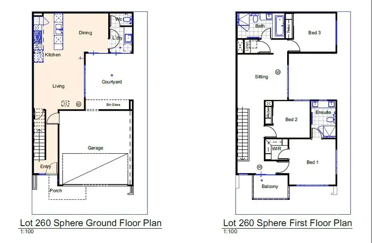 Floorplan of Homely townhouse listing, 55 Wintergreen Cres, Treeby WA 6164