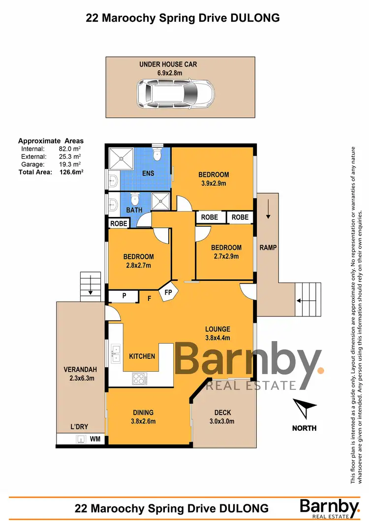Floorplan of Homely rural property listing, 22 Maroochy Spring Dr, Dulong QLD 4560