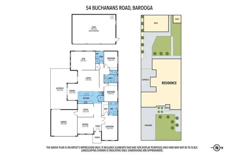 Floorplan of Homely house listing, 54 Buchanans Rd, Barooga NSW 3644