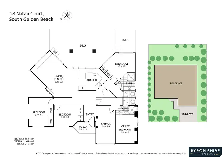 Floorplan of Homely house listing, 18 Natan Court, Ocean Shores NSW 2483