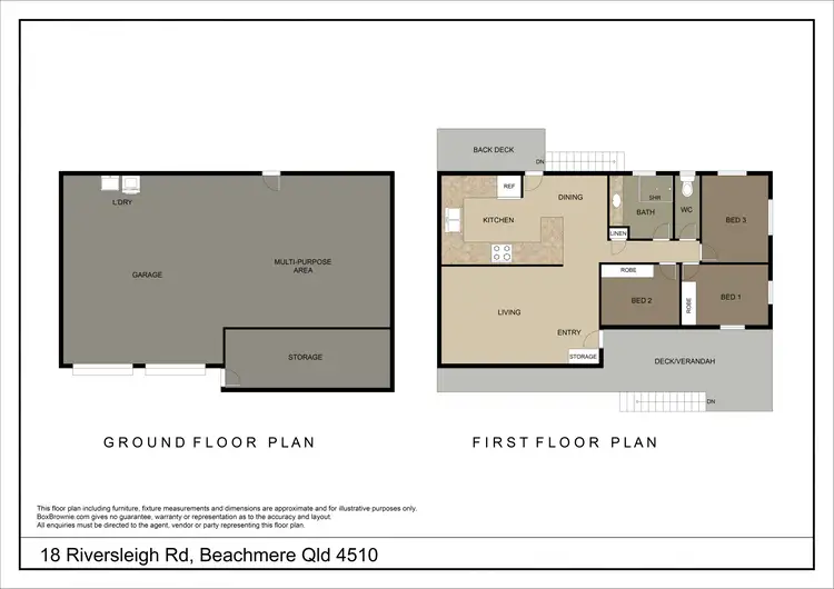 Floorplan of Homely house listing, 18 Riversleigh Rd, Beachmere QLD 4510