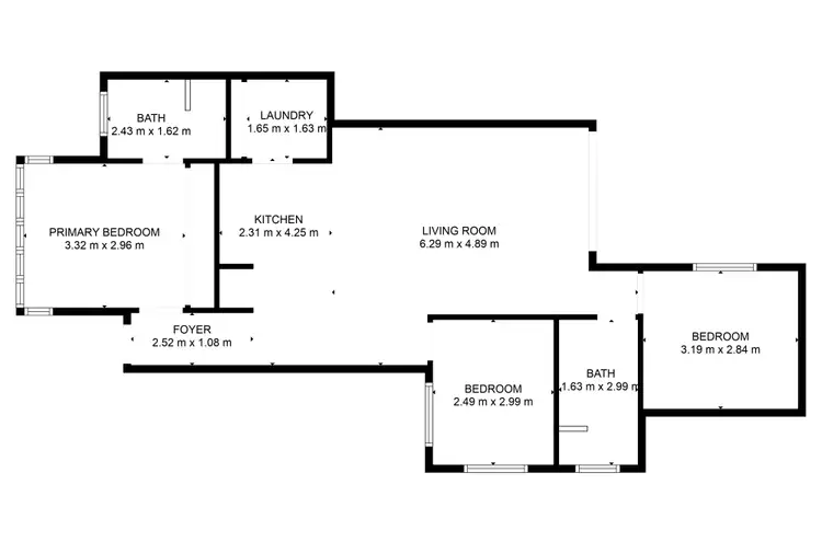 Floorplan of Homely villa listing, 8/158 George St, Queens Park WA 6107