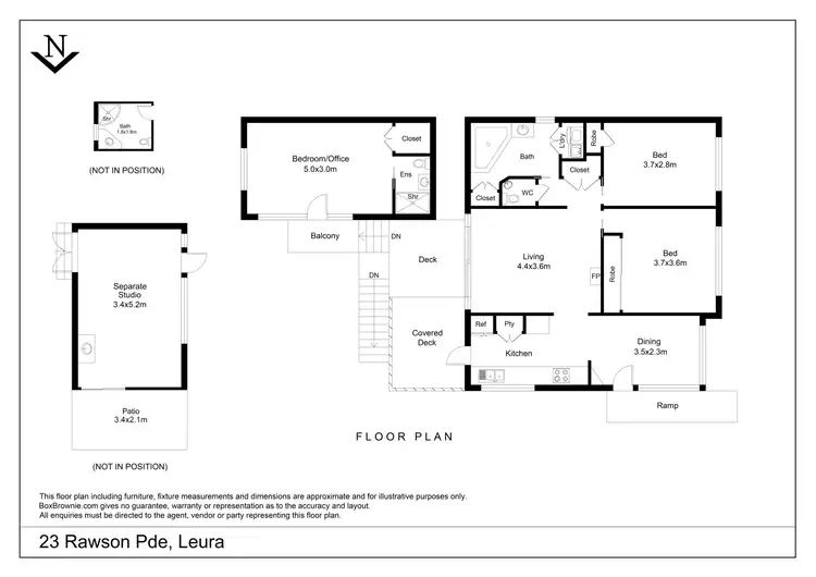 Floorplan of Homely house listing, 23 Rawson Pde, Leura NSW 2780