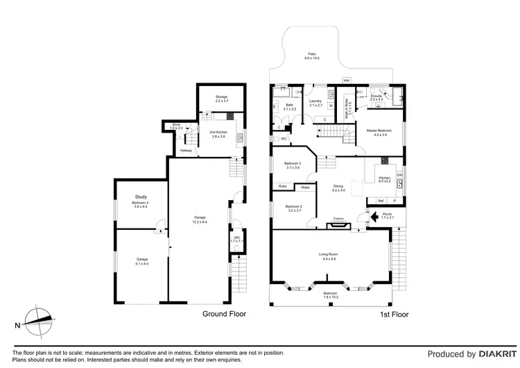 Floorplan of Homely house listing, 4 Rhonda Street, Avondale Heights VIC 3034