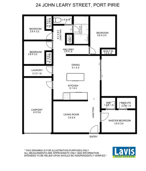 Floorplan of Homely house listing, 24 John Leary Street, Port Pirie SA 5540