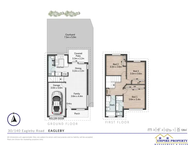Floorplan of Homely townhouse listing, Unit 30/140-142 Eagleby Rd, Eagleby QLD 4207