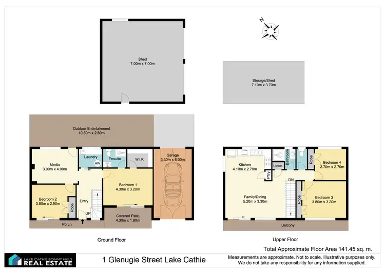 Floorplan of Homely house listing, 1 Glenugie St, Lake Cathie NSW 2445