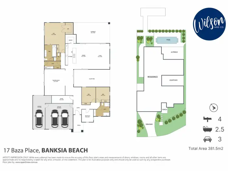 Floorplan of Homely house listing, 17 Baza Pl, Banksia Beach QLD 4507