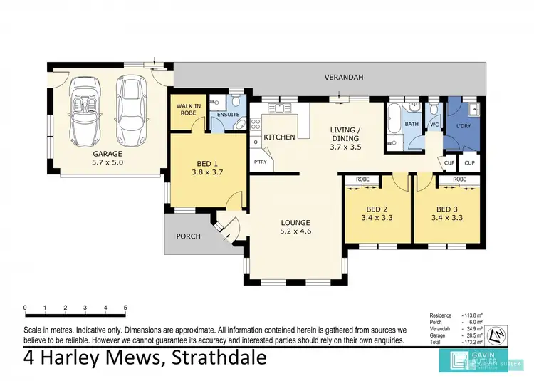 Floorplan of Homely house listing, 4 Harley Mews, Strathdale VIC 3550