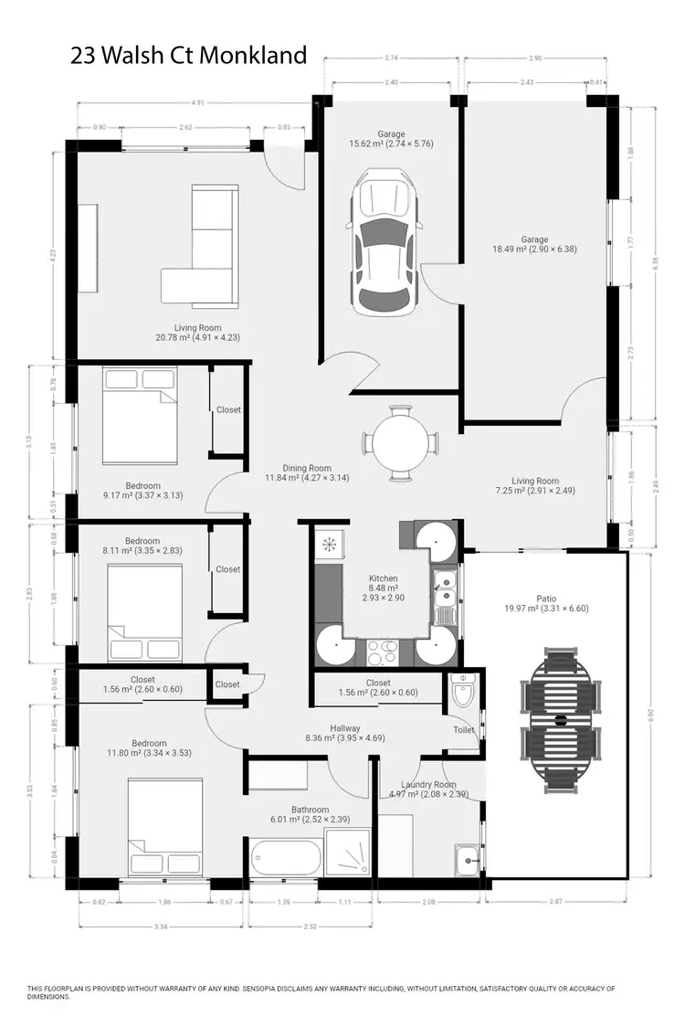 Floorplan of Homely house listing, 23 Walsh Ct, Monkland QLD 4570