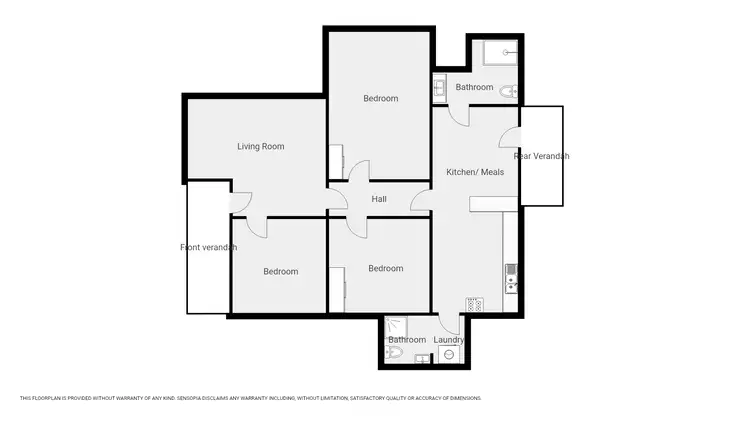 Floorplan of Homely house listing, 1 Florence Street, Stawell VIC 3380