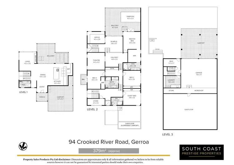Floorplan of Homely house listing, 94 Crooked River Road, Gerroa NSW 2534
