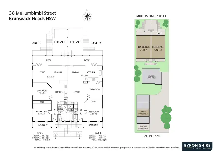 Floorplan of Homely apartment listing, 3/38 Mullumbimbi Street, Brunswick Heads NSW 2483