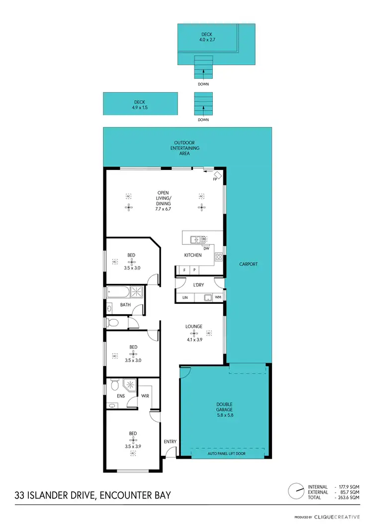 Floorplan of Homely house listing, 33 Islander Dr, Encounter Bay SA 5211