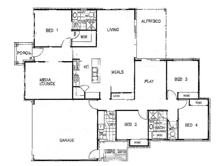 Floorplan of Homely house listing, 28 Carlisle Cct, Mountain Creek QLD 4557