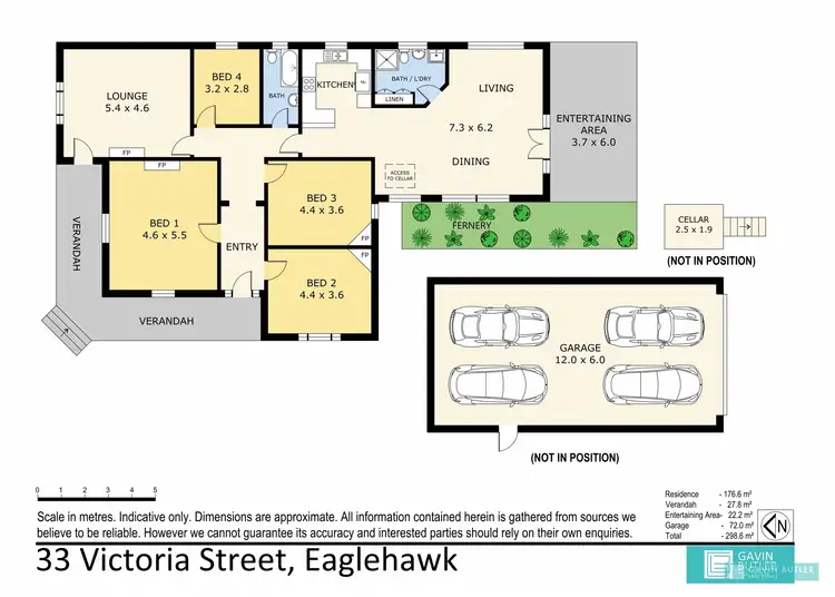 Floorplan of Homely house listing, 33 Victoria St, Eaglehawk VIC 3556