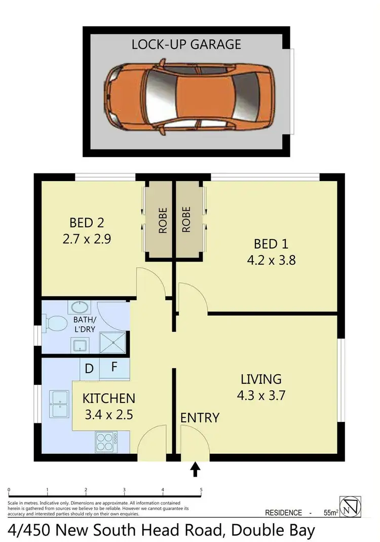 Floorplan of Homely apartment listing, 4/450-452 New South Head Rd, Double Bay NSW 2028