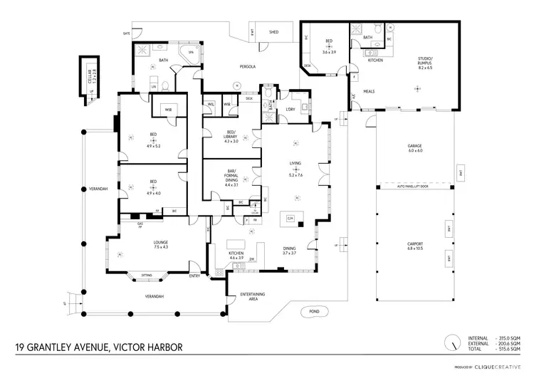 Floorplan of Homely house listing, 19-21 Grantley Ave, Victor Harbor SA 5211