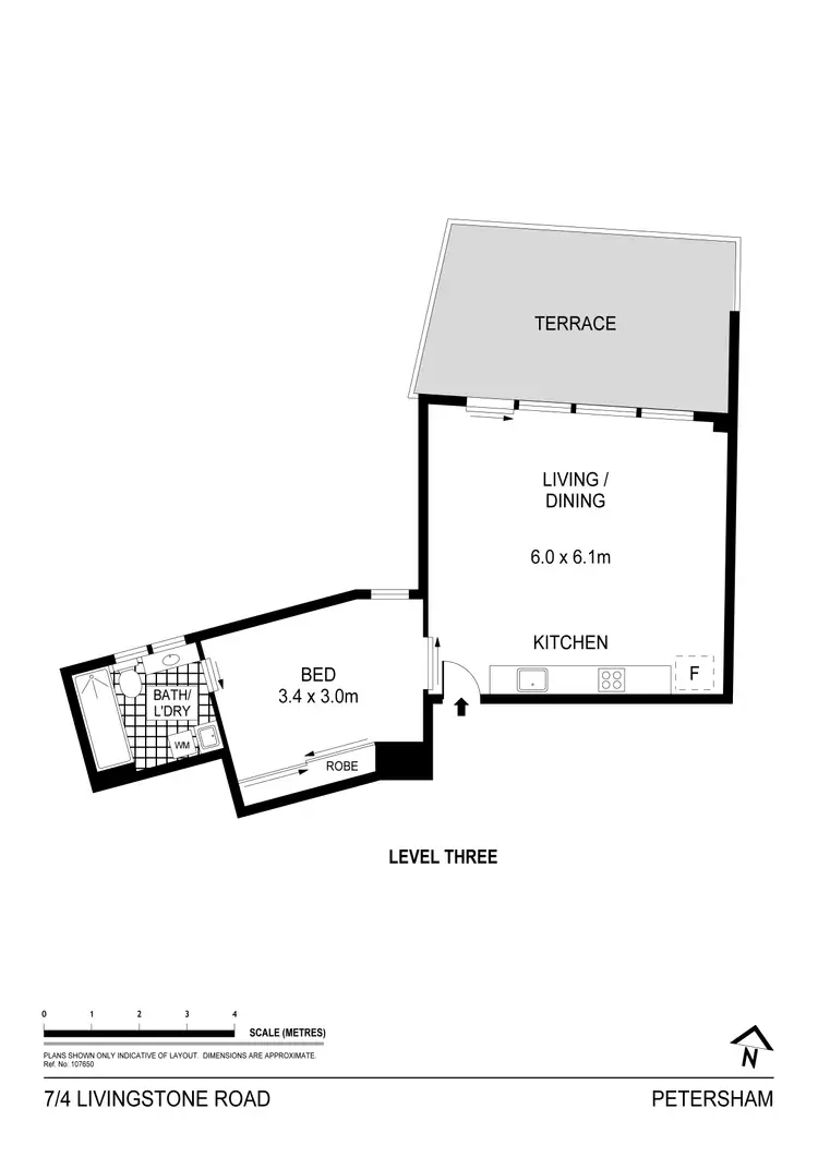 Floorplan of Homely apartment listing, 7/4 Livingstone Road, Petersham NSW 2049
