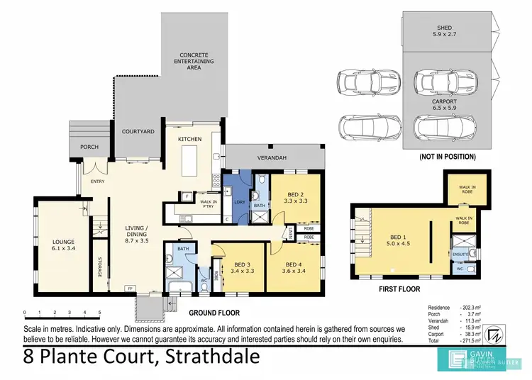 Floorplan of Homely house listing, 8 Plante Ct, Strathdale VIC 3550