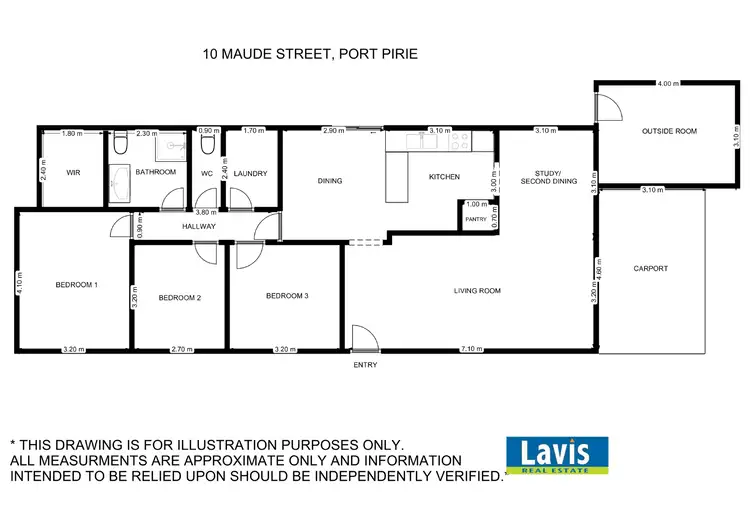 Floorplan of Homely house listing, 10 Maude Street, Port Pirie SA 5540
