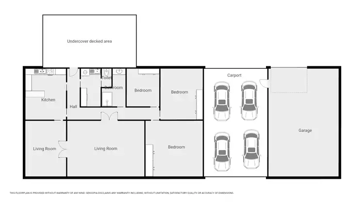 Floorplan of Homely house listing, 1 Chiverton St, Stawell VIC 3380