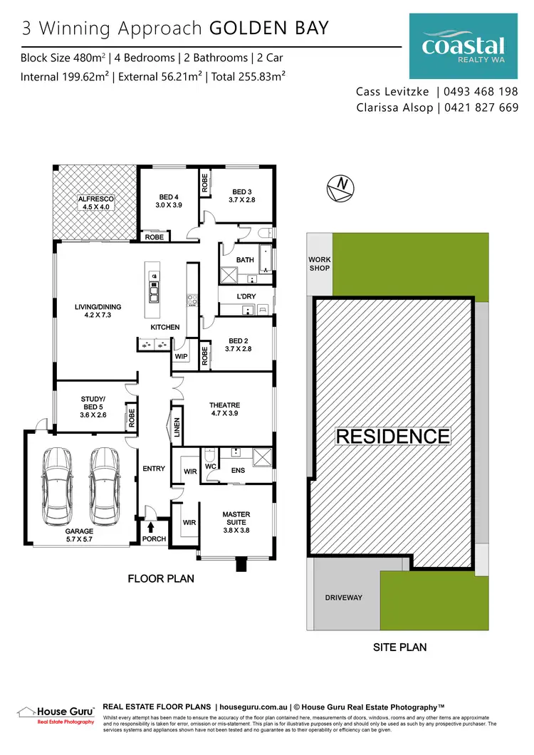 Floorplan of Homely house listing, 3 Winning App, Golden Bay WA 6174
