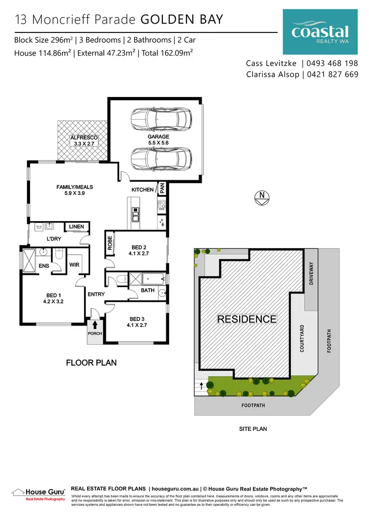 Floorplan of Homely house listing, 13 Moncrieff Pde, Golden Bay WA 6174