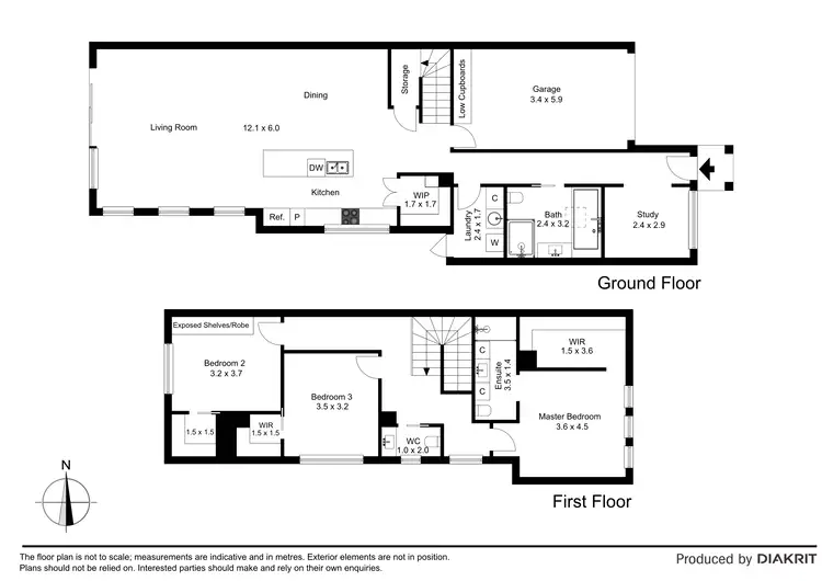 Floorplan of Homely townhouse listing, 28A Grantham Parade, St Albans VIC 3021