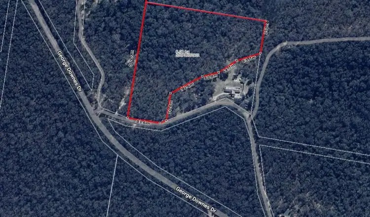 Floorplan of Homely rural property listing, 5551 George Downes Drive, Bucketty NSW 2250