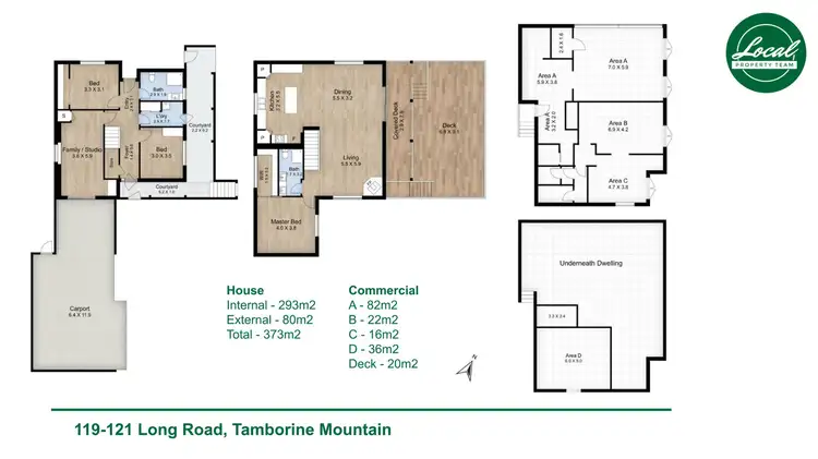 Floorplan of Homely house listing, 119-121 Long Rd, Tamborine Mountain QLD 4272
