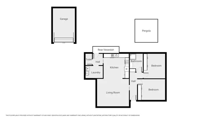 Floorplan of Homely house listing, 61 Fisher St, Stawell VIC 3380