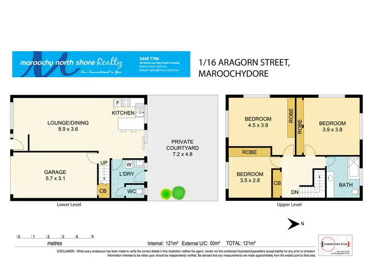Floorplan of Homely townhouse listing, Unit 1/16 Aragorn St, Maroochydore QLD 4558