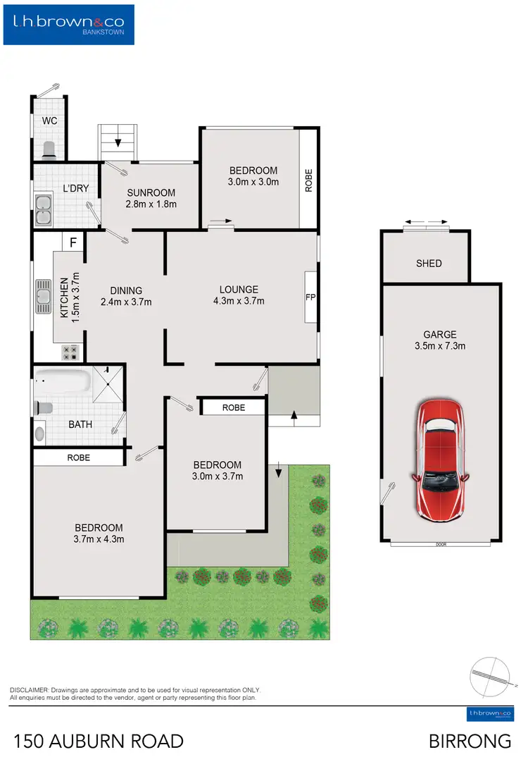 Floorplan of Homely house listing, 150 Auburn Rd, Birrong NSW 2143