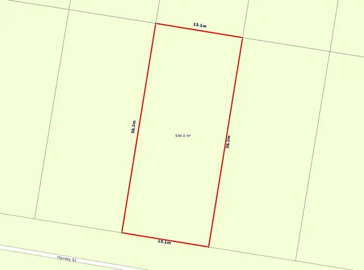 Floorplan of Homely land listing, 41 Harvey St, Russell Island QLD 4184