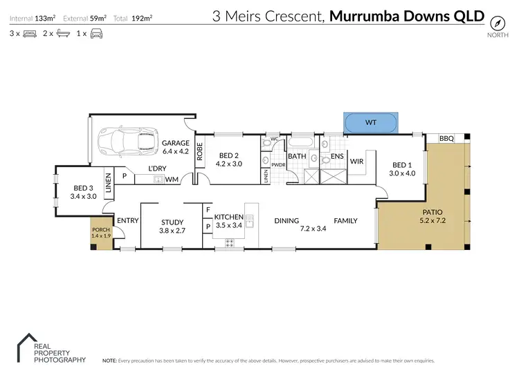 Floorplan of Homely house listing, 3 Miers Cres, Murrumba Downs QLD 4503