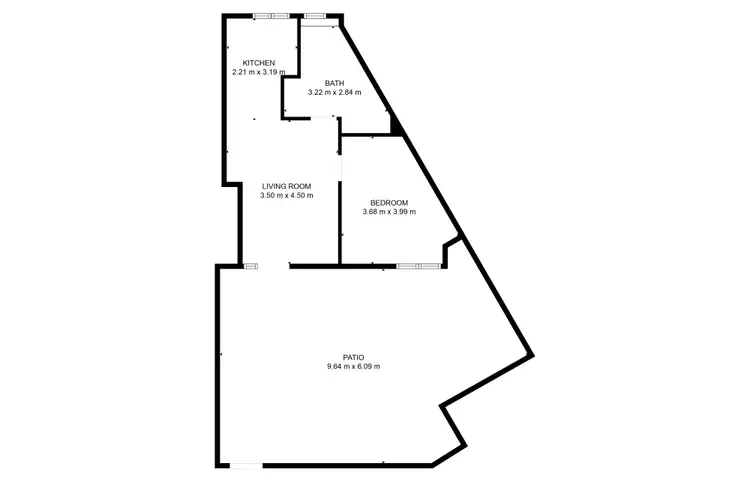 Floorplan of Homely apartment listing, 1D/25 Herdsman Pde, Wembley WA 6014