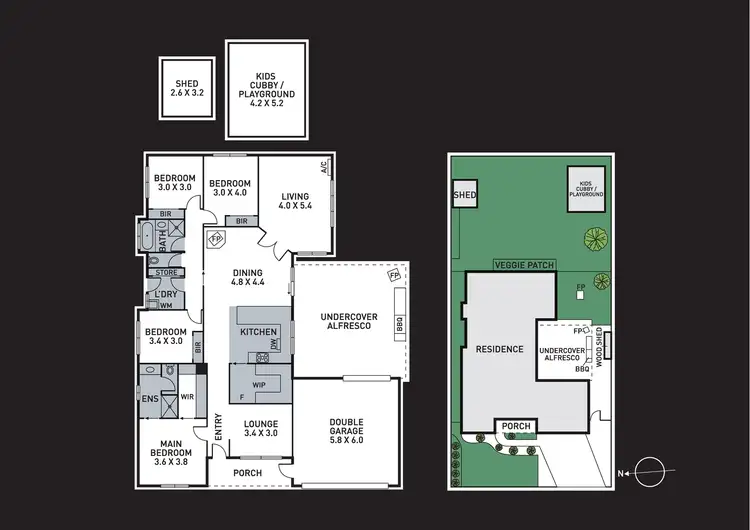 Floorplan of Homely house listing, 5 Lobelia Street, Pakenham VIC 3810