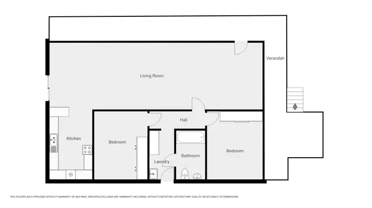 Floorplan of Homely house listing, 46 Royston Rd, Halls Gap VIC 3381