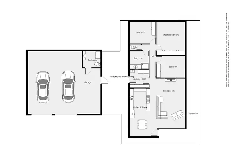 Floorplan of Homely house listing, 82 Robins Rd, Pomonal VIC 3381