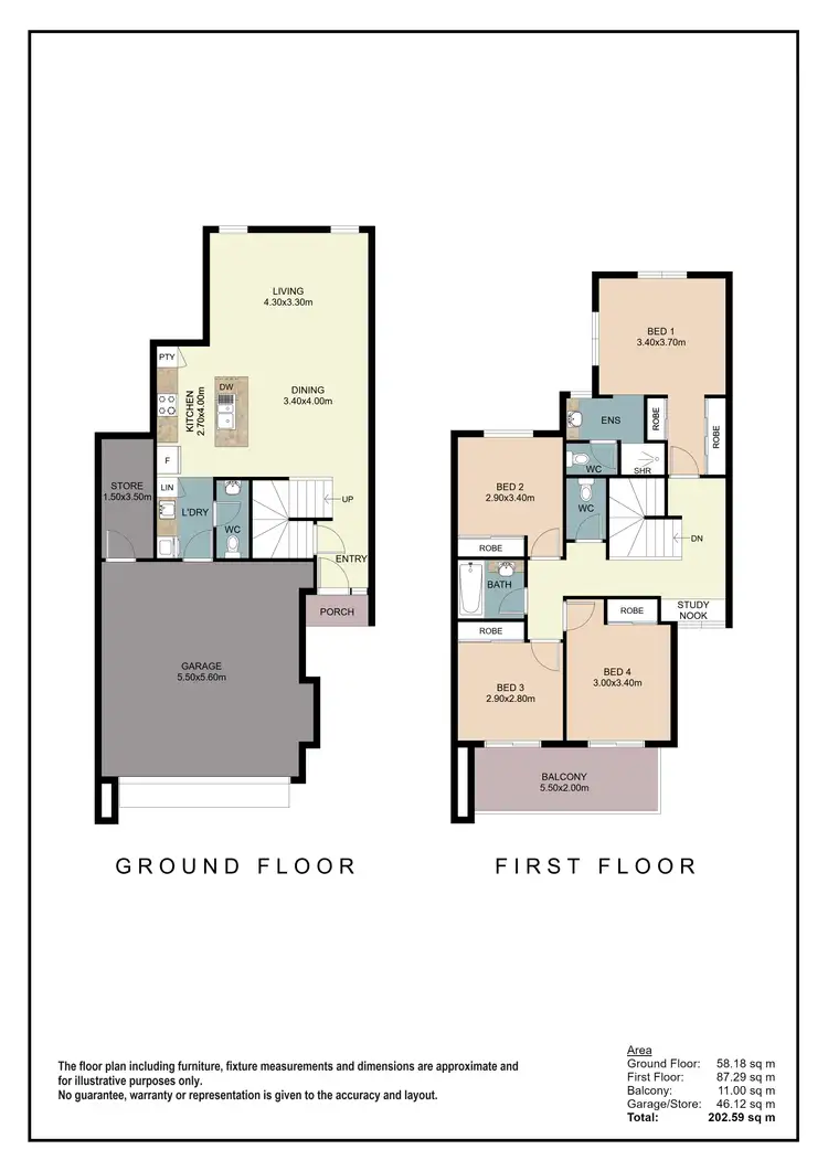 Floorplan of Homely house listing, 3 Kinship Street, Willetton WA 6155