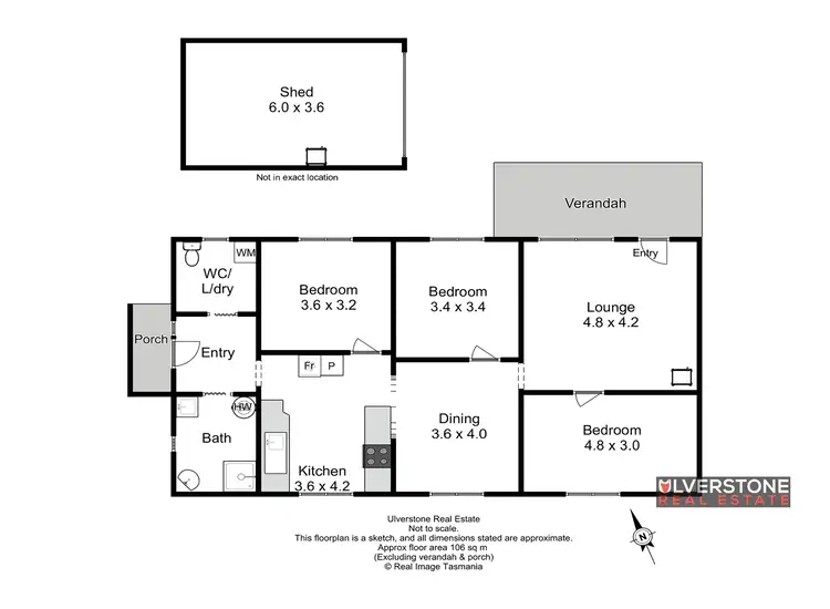 Floorplan of Homely rural property listing, 9 Rileys Rd, Upper Castra TAS 7315