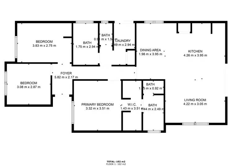 Floorplan of Homely house listing, 8 Glenloth Rd, Byford WA 6122