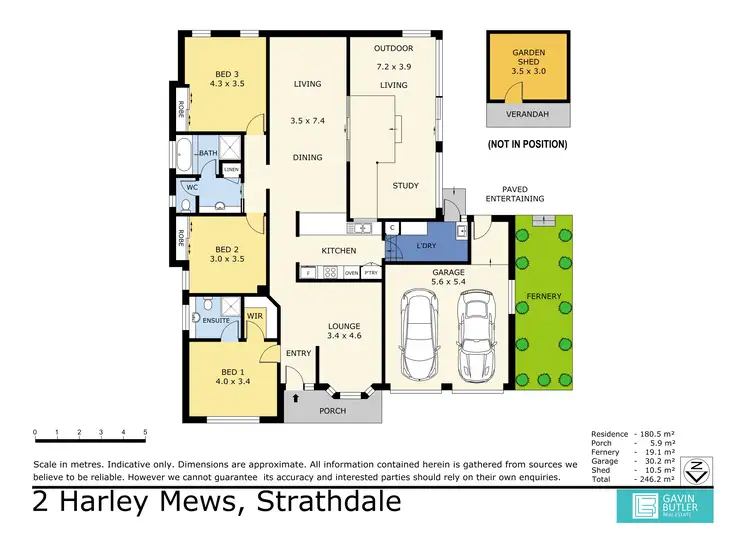 Floorplan of Homely house listing, 2 Harley Mews, Strathdale VIC 3550