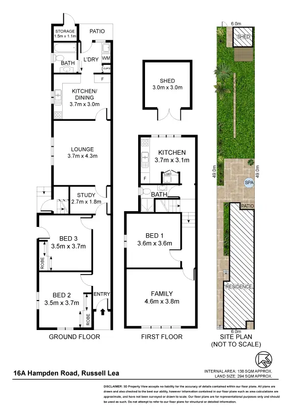 Floorplan of Homely house listing, 16a Hampden Rd, Russell Lea NSW 2046
