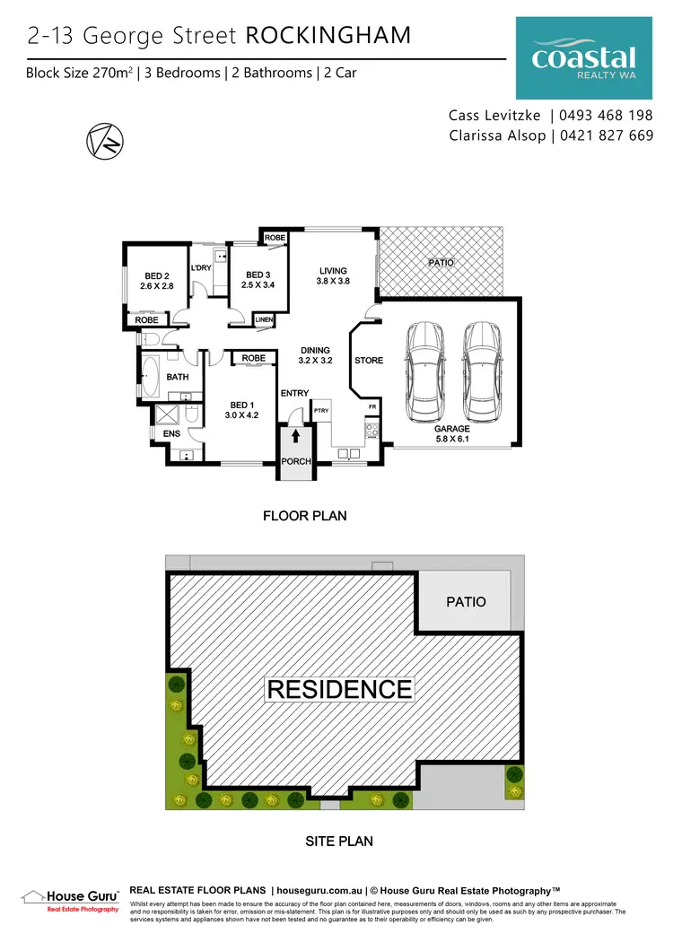 Floorplan of Homely house listing, Unit 2/13-17 George St, Rockingham WA 6168