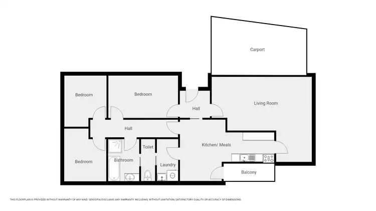 Floorplan of Homely house listing, 28 Warren St, Stawell VIC 3380