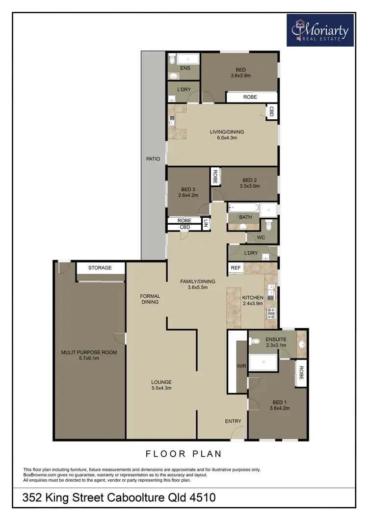 Floorplan of Homely house listing, 352 King St, Caboolture QLD 4510